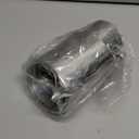 Stainless Steel Car Exhaust Tip, 2.5" Inlet 3.4" Outlet Chrome Tail Throat Pipe Exhaust Muffler Pipe Tip Fit 1.5"- 2.25" Diameter Pipes, Exhaust Tailpipe Car Modification Accessory (Straight)