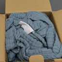 EMME Muslin Throw Blanket 100% Cotton Blankets for Couch Breathable Gauze All Season Soft and Lightweight Pre-Washed (Teal, 50"x70")