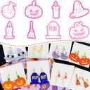 2 x Xaekicr Halloween Polymer Clay Cutters Set – 8pcs Halloween Clay Cutters for Polymer Clay Jewelry, Clay Earring Cutters and Molds – Pumpkin, Tombstone, Witch Hat Clay Tools for DIY Crafts, Small to Medium