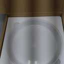 Plant Saucer 12 Inch, 1 Pack Large Plant Saucers Ceramic Tray 11 inch(11.9" Inner) for Flower Pot, Classic Sturdy Planter Water Catcher Tray for Plant Base,White