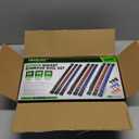 SWANLAKE Socket Organizer Set 18-Piece, 1/4-Inch x 96 Clips, 3/8-Inch x 90 Clips, 1/2-Inch x 72 Clip, Socket Organizer for Tool Box Drawer, Drive Socket Trays, Socket Holder Clip Rail