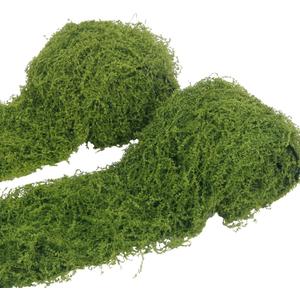 2 Pcs Fake Moss Table Runner Rolls for Decoration 4" x 47" Artificial Moss for Plants Indoor Green Faux Grass for Planters Crafts DIY Table Centerpieces Fairy Garden Floral Wedding 10 x 120cm