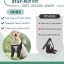 Dog Elbow Protector Brace, Dog Leg Sleeves Anti-Licking for Hygroma, Calluses & Arthritis ReliefAdjustable Dogs Elbows Pads & Shoulder Brace for Elbow Dysplasia and Injury Recovery,Both Leg M (Black)