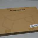 Laptop Desk for Bed Height Adjustable, Lap Bed Table with USB/Storage Drawer/Cup Holder/Tablet Stand/Book Shelf, Foldable Breakfast Tray Portable for Reading Writing, Sofa & Floor, Black