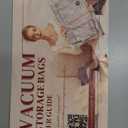 Vacuum Storage Bags Jumbo (12 x Jumbo),Plastic Packaging Bags,Space Saver Sealer Compression Bags for Blankets, Comforters, Pillows, Bedding,Clothes Storage