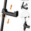 Amazon Basics Easel Display Stand, Instant Floor Poster, Lightweight, Collapsible and Portable with Tripod Base, Black Steel (supports 5 pounds)