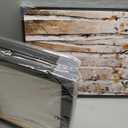 Large Framed Tree Wall Art, Abstract Birch Forest Decor, 16"x24" Set of 3, 16"x24"x3 Framed