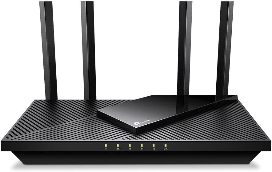 TP-Link AX3000 WiFi 6 Router (Archer AX55 Pro) - Multi Gigabit Wireless Internet, 1 x 2.5 Gbps Port, Dual Band, VPN, OFDMA, MU-MIMO, USB Port, WPA3, Compatible With Alexa