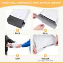 Metronic Poly Mailers 14.5x19 50Pcs, Shipping Bags for Clothes with Strong Adhesive and Tear Strip, Large Mailers Poly Bags Shipping Envelopes Bulk for Business Packing, Easy to Seal and Open, White