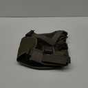 ICEFANG Tactical Dog Harness, Large Size,2X Metal Buckle,Working Dog MOLLE Vest with Handle,No Pulling Front Leash Clip,Hook and Loop Panel (Green,L (Pack of 1))