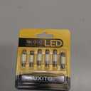 AUXITO DE3175 6418 LED Bulbs 3175 6411 Bulb White 6500K 4014 Chipsets 31mm 36mm Festoon Bulb Bright LED Replace for Car Interior Dome Courtesy Door Map Trunk License Plate Light Parking Light, 6 Pack