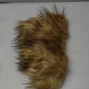 GORGECRAFT 1m*7cm Fluffy Shaggy Plush Faux Fur Ribbon Trim Fabric Roll Dark Goldenrod Craft Faux Fur Fabric Pre Cut Rolls Artificial Craft Plush Gnome Beards for Christmas Pillows Seat Cushion Pad