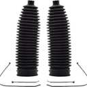 Steering Rack and Pinion Tie Rod Boots Replacement for Dodge RAM 1500 2500 3500 Chevrolet Silverado 1500 Suburban Tahoe Traverse GMC Sierra 1500 Yukon Dodge Dakota Durango Nissan Titan 2pc