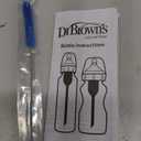Dr. Brown's AntiColic Options+ Narrow Glass Baby Bottle with Level 1 Slow Flow Nipple, BPA Free, 8 oz/250 mL, 0m+, 4Pack