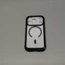 Miracase Magnetic for iPhone 17 Pro Case 6.3" [Compatible with MagSafe] Full-Body Phone Case with Built-in Glass Screen Protector & Camera Control,Drop Proof iPhone 17 Pro Cover, Black