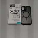 ESR for iPhone 16 Plus Case,Camera Control Button Compatible with MagSafe, Military-Grade Protective Case, Built-in Stash Stand Phone Case, Scratch-Resistant Back Cover, Classic Series, Frosted Black