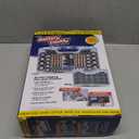 Battery Daddy Storage & Organizer Case with Tester, Stores & Protects Up to 180 Batteries, Double-Sided, Clear Locking Lid, Secure Latches & Portable Carrying Handle - White (Batteries Not Included)