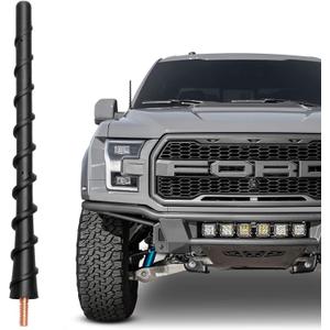 VOFONO Short Antenna for Ford F150 F-150 2009-2026, 7 Inch F-150 Raptor Lightning 2017-2026 F-250 F-350, 2021-2024 Bronco Pickup Truck Antenna Replacement, Ford Truck Accessories