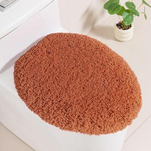 Microfiber Toilet Lid Cover, 19.5"x15" Machine Washable Toilet Seat Covers, Soft Absorbent Toilet Seat Lid Cover, Only Fit Elongated Toilet Seat