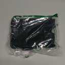 Kitchen Sink Splash Guard, 10 Large Slope & Adaptable Hole Faucet Mat for Kitchen Sink, Silicone Sink Organizer Sponge Holder for Kitchen, Bathroom, RV, Bar, 14.2 x 5.1, Black