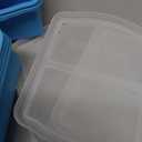 Silicone Freezer Trays With Lids, Set Of 4 - With 1cup And 2 Cup Silicone Freezer Molds For Freezing Soups, Sauces And Individual Microwave Safe (4 Pack Blue)