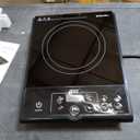 Mueller RapidTherm Portable Induction Cooktop,1800W Single Burner Hot Plate with 8 Power Levels, 8 Temperature Settings, 4 Presets, 4-Hour Timer, Auto Shut-Off & Child Lock for RV, Dorm, Small Kitchen