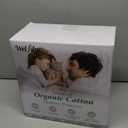 Organic Cotton Mattress Protector Waterproof Mattress Protectors Noiseless 3D Air Fabric Mattress Cover Breathable Protectors Bed Cover Washable with Deep Pocket King 78"X80" (Ivory)