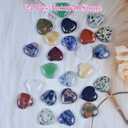 24Pack Valentines Day Cards for Kids School, Valentines Day Gifts For Kids Classroom with Heart Gemstones, Valentine Rock Crystal Exchange Gift Party Favor for Girls Boys School Class