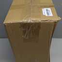 1 Gallon thickened Square Glass Pitcher with Lid, Classic Stripes Water Pitchers for Fridge, Borosilicate Glass Carafe for Hot/Cold Brew Drink, Extra Large Jug with Handle for Iced Tea, Coffee, Juice