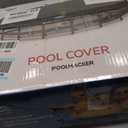 POOLHACKER 21FT Round Pool Cover, Pool Covers for Above Ground Pools, Winter Pool Cover, Above Ground Pool Cover, Tear-Resistant & Dustproof（Black）