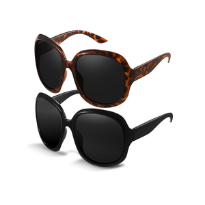miyya Bug Eye Oversized Polarized Sunglasses Womens, Trendy Retro Sun Glasses for Women 2025, Oversized UV Protection Shades