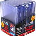 2 Ultra Pro 100pt Top Loaders - 25 100 Pt Toploaders Per Pack (50 Total) - Thick Baseball, Football, Basketball, Hockey, Gaming