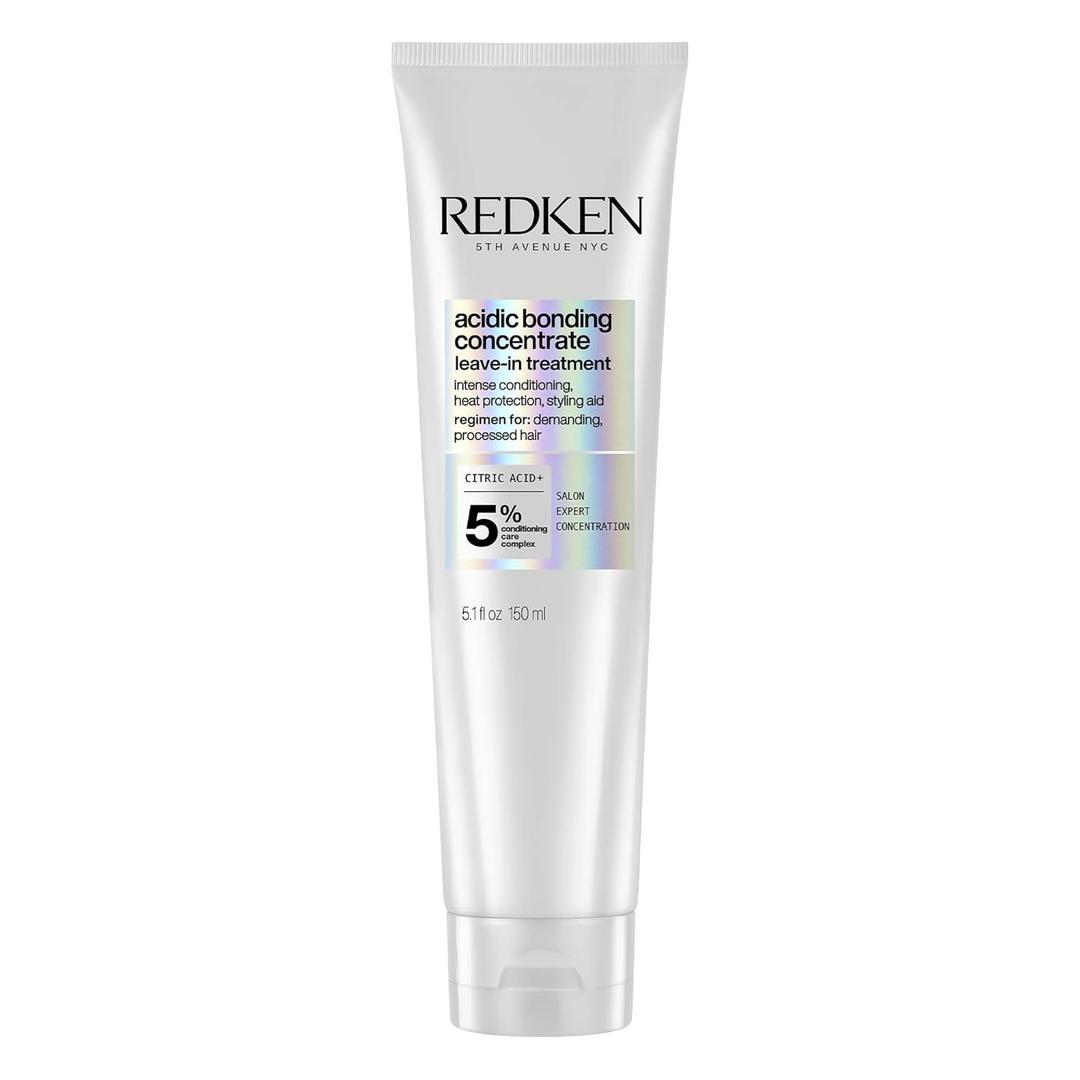 Redken Acidic Bonding Concentrate Leave In Conditioner - Hair Repair Treatment For Weak & Damaged Hair, Bond Building & Strengthening, Smooths & Provides Heat Protection (5.1 Fl Oz (Pack of 1)