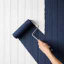 Frienda 20 in x 82ft Paintable Wallpaper Faux Beadboard Wallpaper Peel for Bedroom Ceiling Living Room Bathroom Basement, Non-Sticky