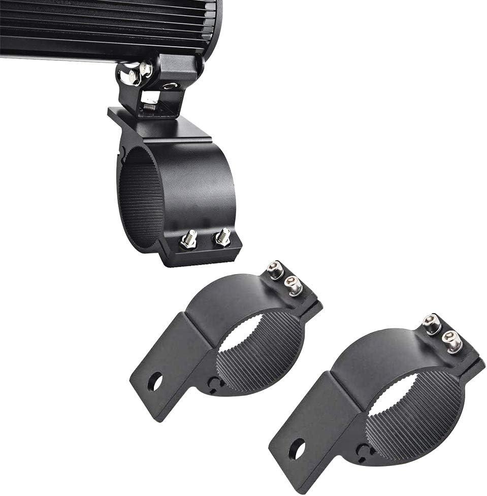 Tube clamp 3Inch LED Light Bar mounting Bracket Bull Nudge bar mounts clamp kit Adjustable for Off Road SUV ATV Truck Motorcycle Boat 2PCS