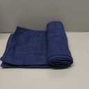 Bare Home Polar Fleece Blanket - Throw - Dark Blue - Warm & Cozy - Premium Fleece for Bed, Sofa, Camping, Travel and Cold Nights - Lightweight Blanket (Throw, Dark Blue)