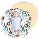 SWESEN Newborn Lounger Cover, 1 Pack Soft Removable Slipcovers for Infant Lounger, Cozy Baby Lounger Cover for Boys and Girls, Covers Only, Lion