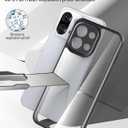 2 x Foluu Clear Case for OnePlus 13T, Hard PC Back & Soft TPU Bumper [Not Yellowing] Shockproof Protective Phone Case Slim Fit Thin Cover for OnePlus 13T 2025 (Black+Clear)