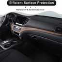 Center Console Dashboard Panel Strip Trim for Honda Pilot 2016-2022 Interior Decorative Cover Protector Accessories Anti Scratch ABS Material (Pear Wood Grain)