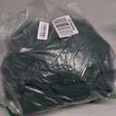 Waffle Weave Shower Curtain - Dark Green Cotton Fabric Texture Heavyweight Shower Curtain for Bathroom,Washable,72Wx72L
