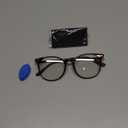 Gaoye Blue Light Blocking Glasses, Retro Round Eyewear Frame Anti Eyestrain Computer Glasses for Women Men (Tea Leopard/Transparent Lens)