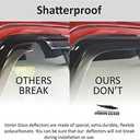 Voron Glass Tape-on Extra Durable Rain Guards for Toyota Highlander 2020-2025, Window Deflectors, Vent Window Visors, 6 Pieces - 100870