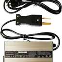 48 Volt Golf Cart Charger 48 Volt 5A Battery Chargers Trojan Golf Cart Batteries Golf Cart Accessories with Crows Foot Plug for Ezgo Yamaha Club Car TXT Super Hauler