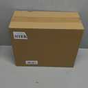 Hanging File Organizer, Letter-Size File Holder Filing Box with 5 Hanging Folders, Metal Mesh Desk File Folder Storage(No Assembly Required) (with 5 Grey Folders)