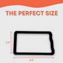 2 x North Dakota State Cookie Cutter with Easy Push Design (4 inch)