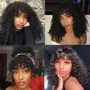 Curly Bundles Human Hair Kinky Curly Bundles 22 24 26 Inch 3 Bundles Unprocessed Virgin Double Weft 1b Bundle Hair Extensions
