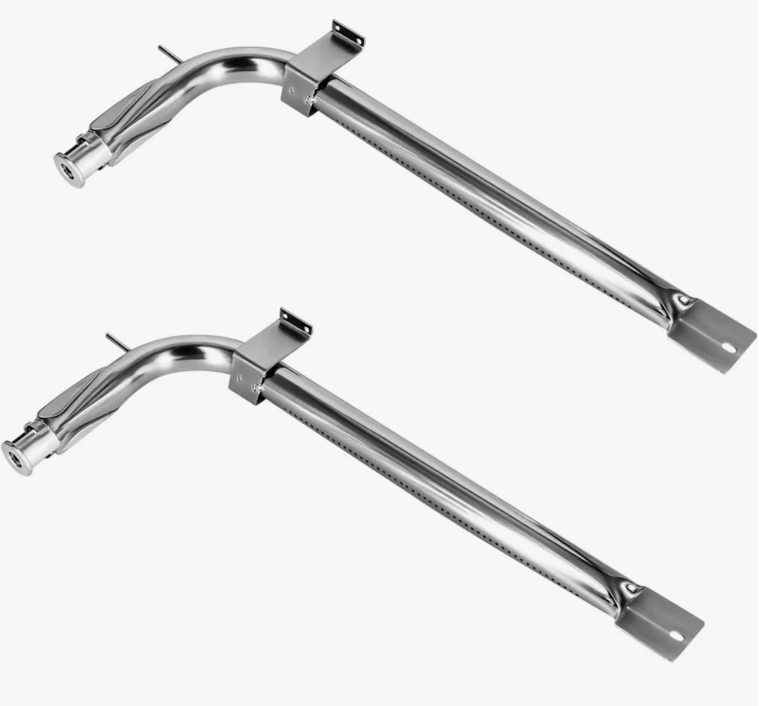 STCNADCR Upgraded Stainless Steel 2 PACK PB050012 PB050009 Oven Burner Tube with 2 PACK Gas Igniter Replacement for Viking Range Oven Bake Burner Parts