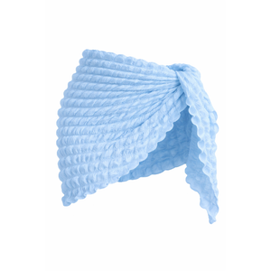 SHENHE Women's Sarong Coverup Short Bathing Suit Wrap Skirt Beach Swimsuit Cover Up (One Size), Blue 