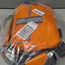 PetAmi Dog Backpack for Medium Large Dogs, Dog Saddle Bag for Dogs to Wear, Harness Saddlebag with Reflective Safety Side Pockets for Hiking, Camping, Vest Dog Pack for Travel (Orange, Large)