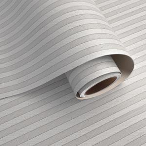 VaryPaper 32''x354'' Large Size Light Grey Wood Stripes Peel and Stick Wallpaper Wood Grain Contact Paper for Cabinets Waterproof Removable Self Adhesive Wood Vinyl Wrap Wood Wall Paper for Bedroom